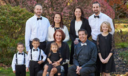 Steven Tremaroli with his family